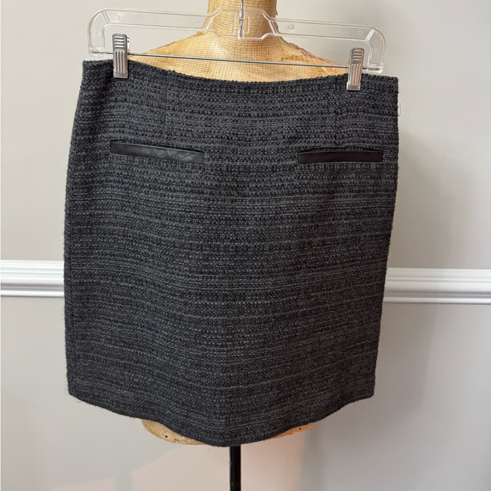 Theory Elegant Gray and black‎ Skirt 10